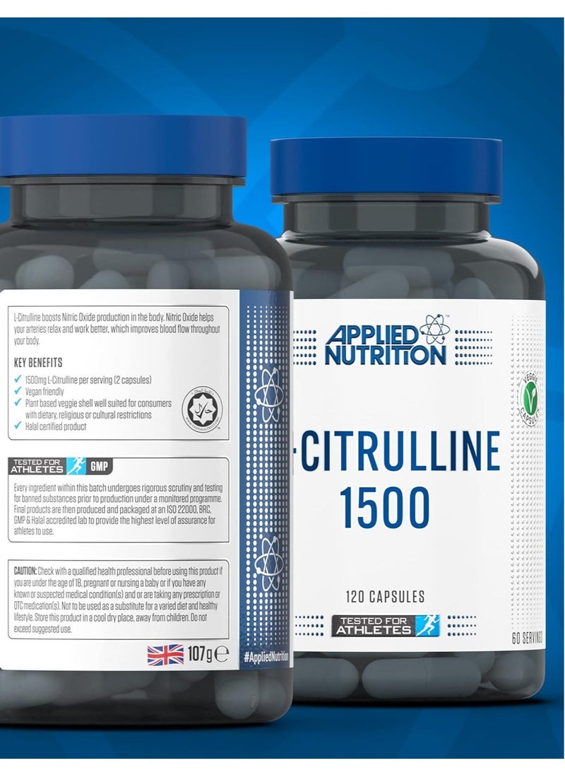 Applied Nutrition L-Citrulline 1500, 120 Capsules