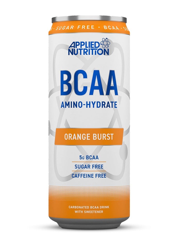 Applied Nutrition BCAA Amino - Hydrate Drink Orange Burst Flavor 330ml Pack of 12