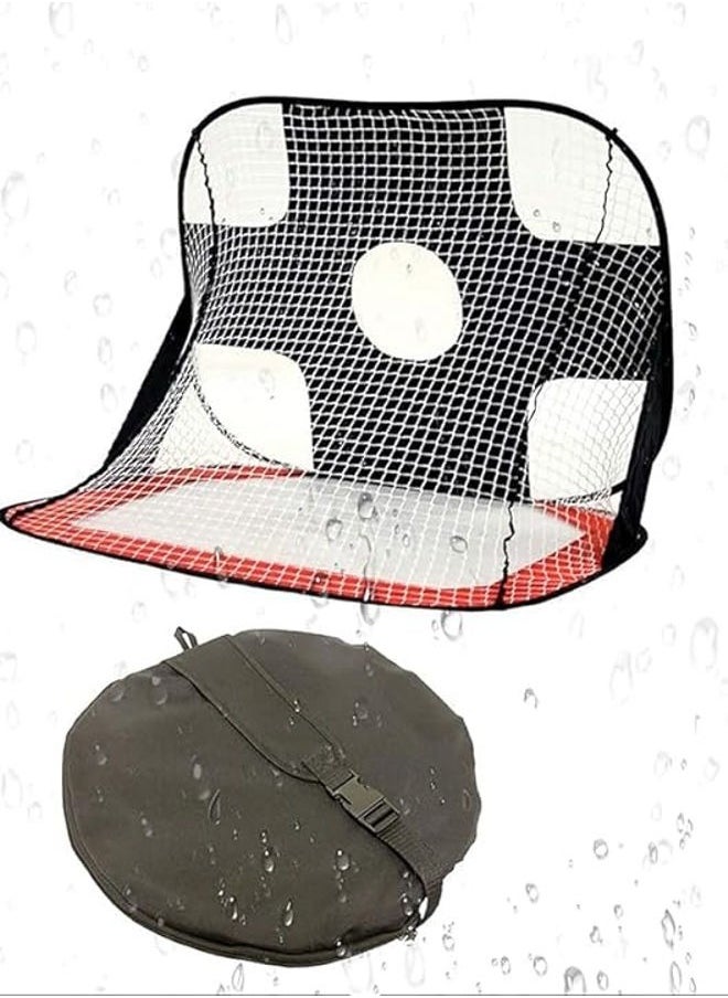 2 in 1 Soocer Goal for Kids Pop Up Kids Soccer Net Soccer Target with Carry Bag Perfect for Backyard Indoor Outdoor Sports
