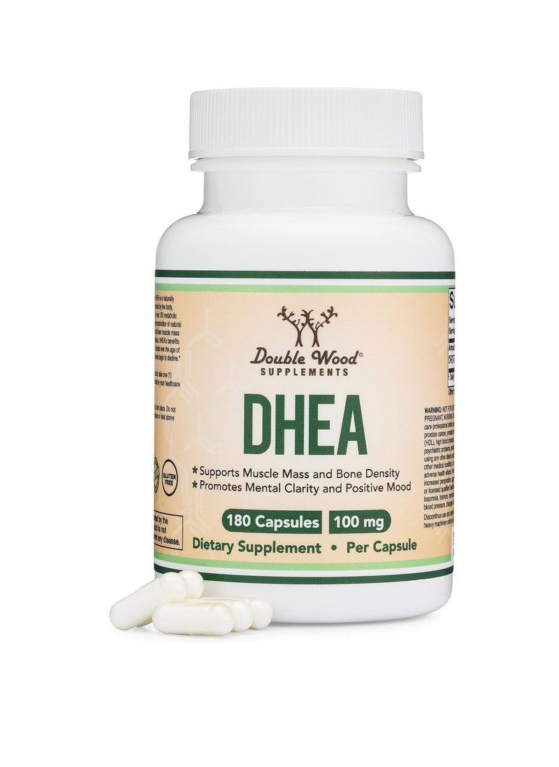 DHEA Max Strength Supplements 100 mg per Serving 180 capsules