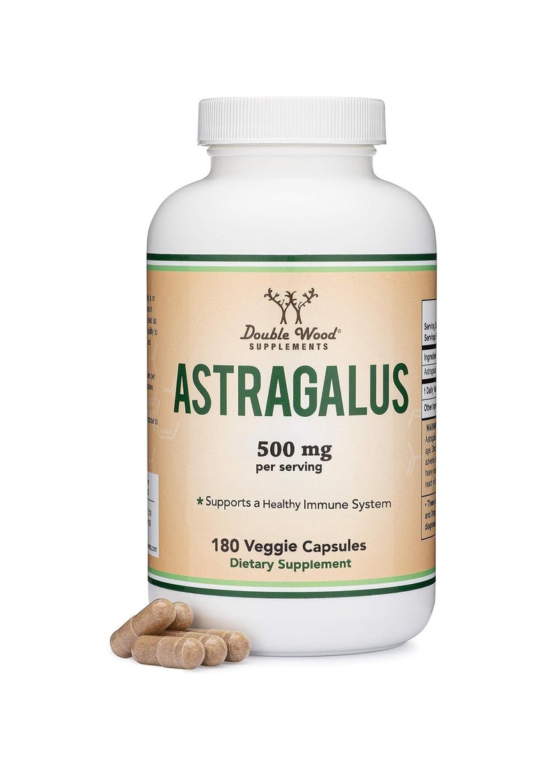 Astragalus Immune Booster 50 mg per Serving 180 Veggie capsules