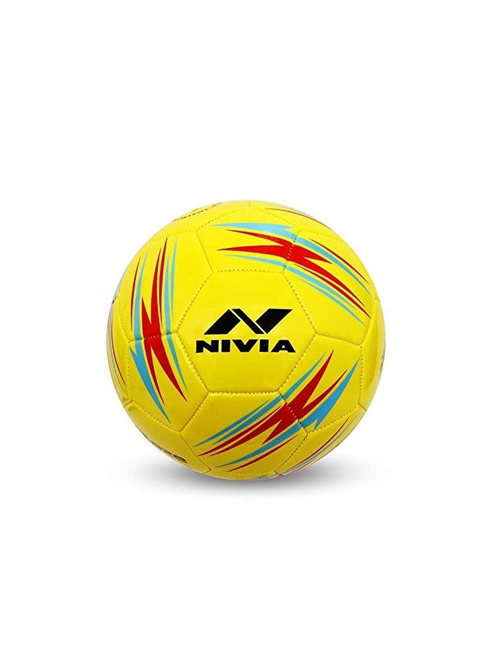 NIVIA BLAZE MACHINE STITCHED FOOTBALL SIZE -5 YELLOW