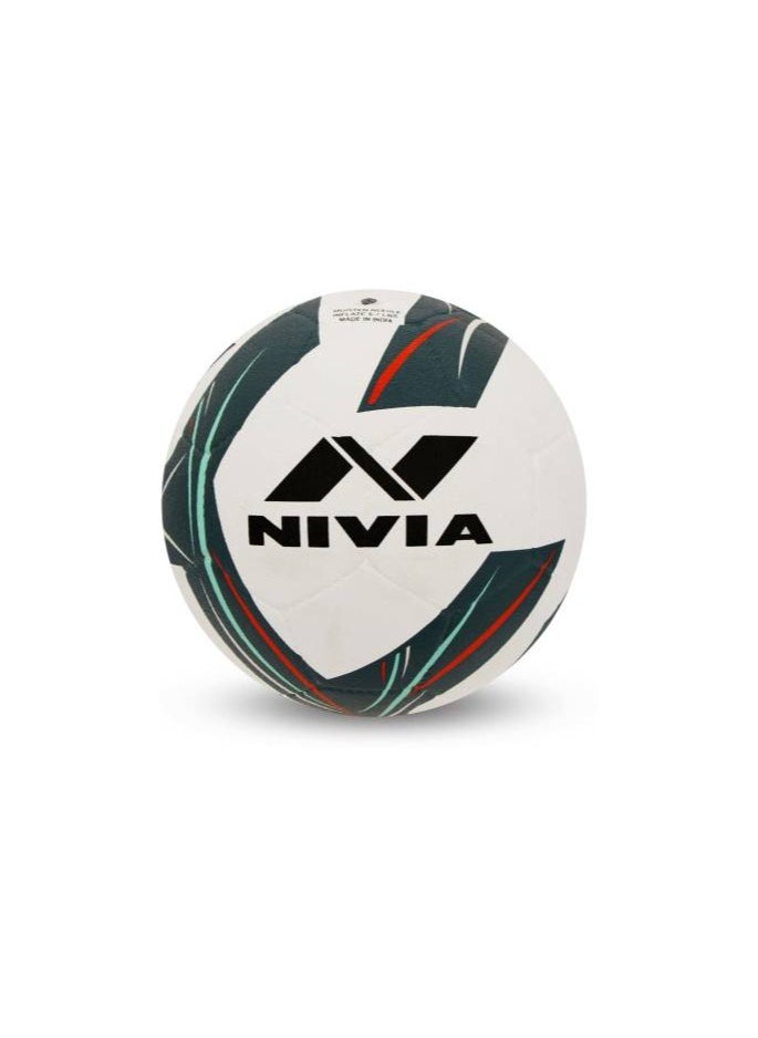 NIVIA REVOLUTION MOULDED F.BALL NO.5 WHITE and GREEN