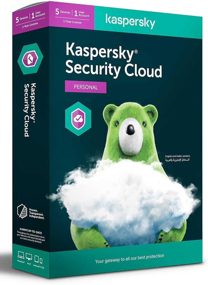 KASPERSKY SECURITY CLOUD PERSONAL - 5 USERS