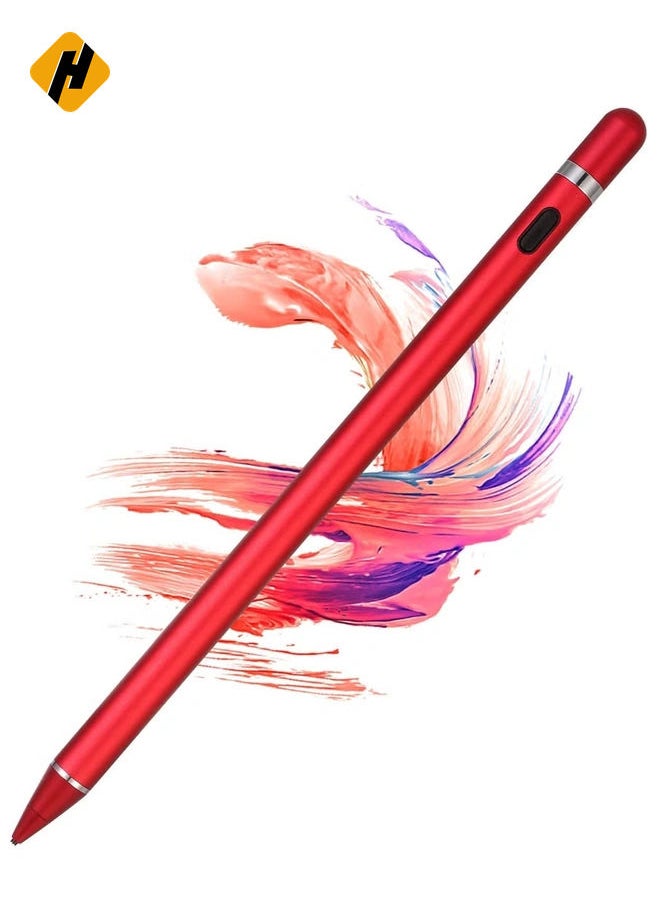 Active Stylus Pens for Touch Screens, Digital Stylish Pen Pencil Rechargeable Compatible with Most Capacitive Touch Screens