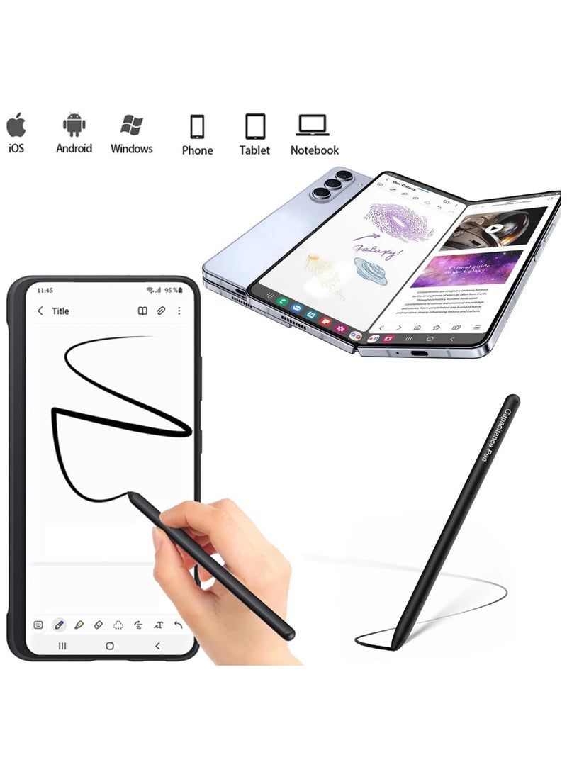Z Fold 5 Pen, Stylus Pen for fold4/fold3, Universal Stylus Pens for Touch Screens, Touch Screen Pen for Samsung Tablet, Pad, Air, Stylus Pen for Samsung Tablet A8 (Black)