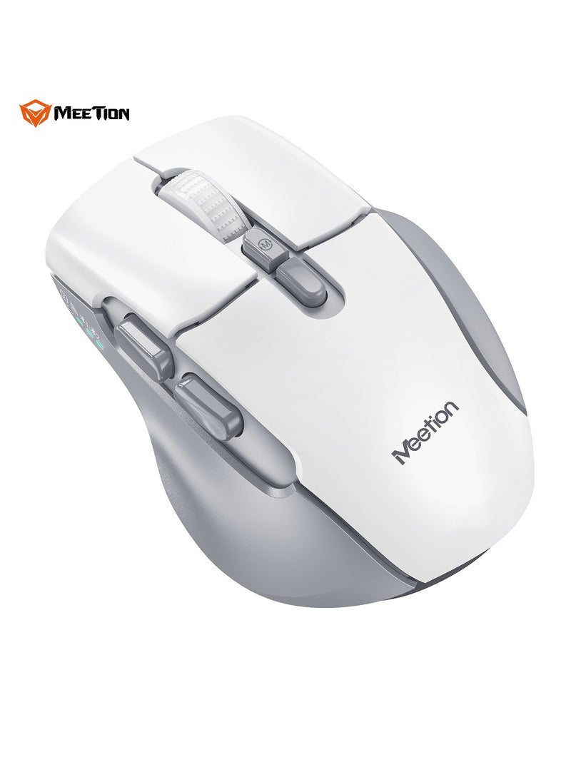 MEETION Wireless Dual-Mode Ergonomic Mouse BTM001 Ergonomic Design 2.4g Bluetooth Dual Mode Multiple Colors Available