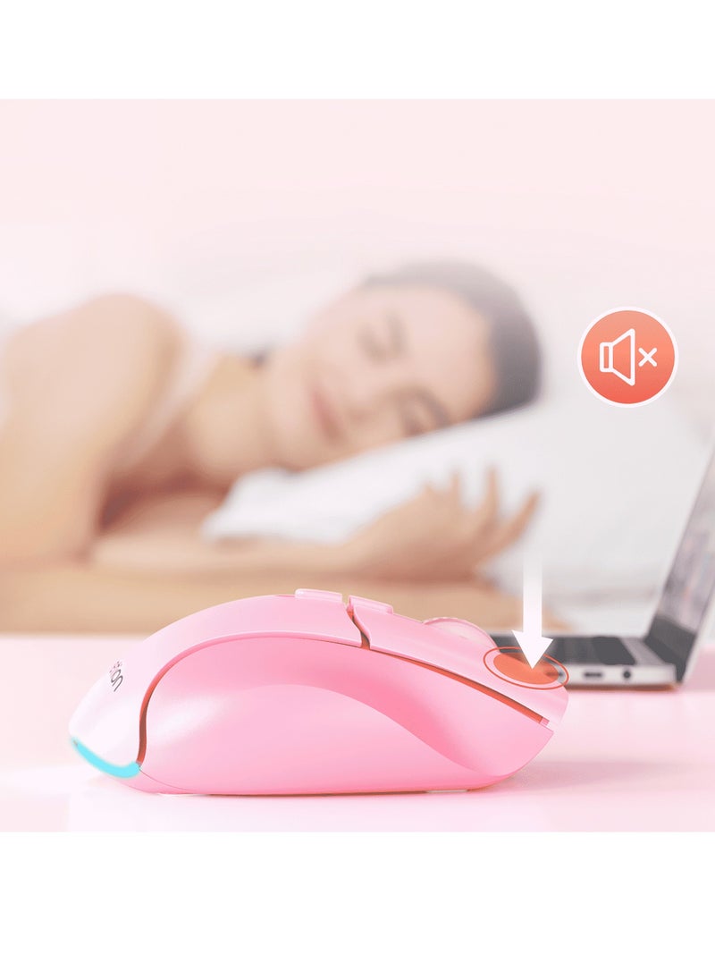 MEETION Wireless Dual-Mode Ergonomic Mouse BTM001 Ergonomic Design 2.4g Bluetooth Dual Mode Multiple Colors Available