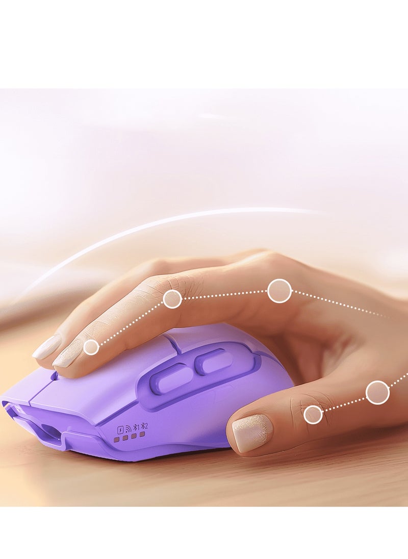 MEETION Wireless Dual-Mode Ergonomic Mouse BTM001 Ergonomic Design 2.4g Bluetooth Dual Mode Multiple Colors Available