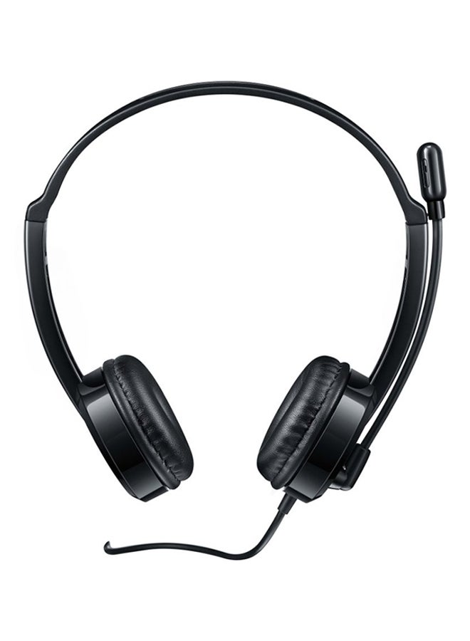 H120 Over-Ear Headphones With Mic Black