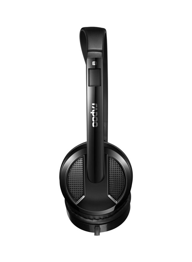 H120 Over-Ear Headphones With Mic Black