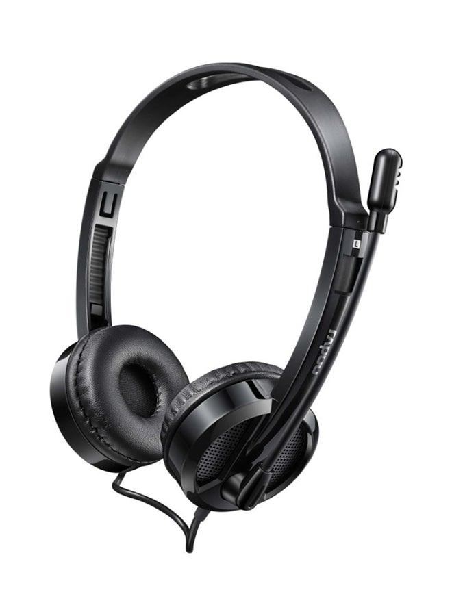 H120 Over-Ear Headphones With Mic Black