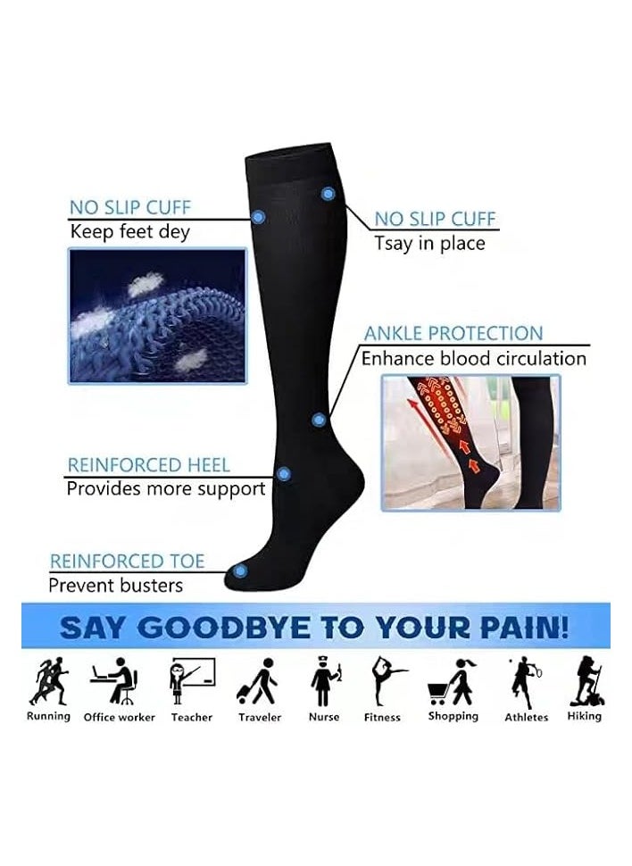 Sports Compression Socks Are Unisex And Are Best For Running Cycling And Traveling To Reduce Pain