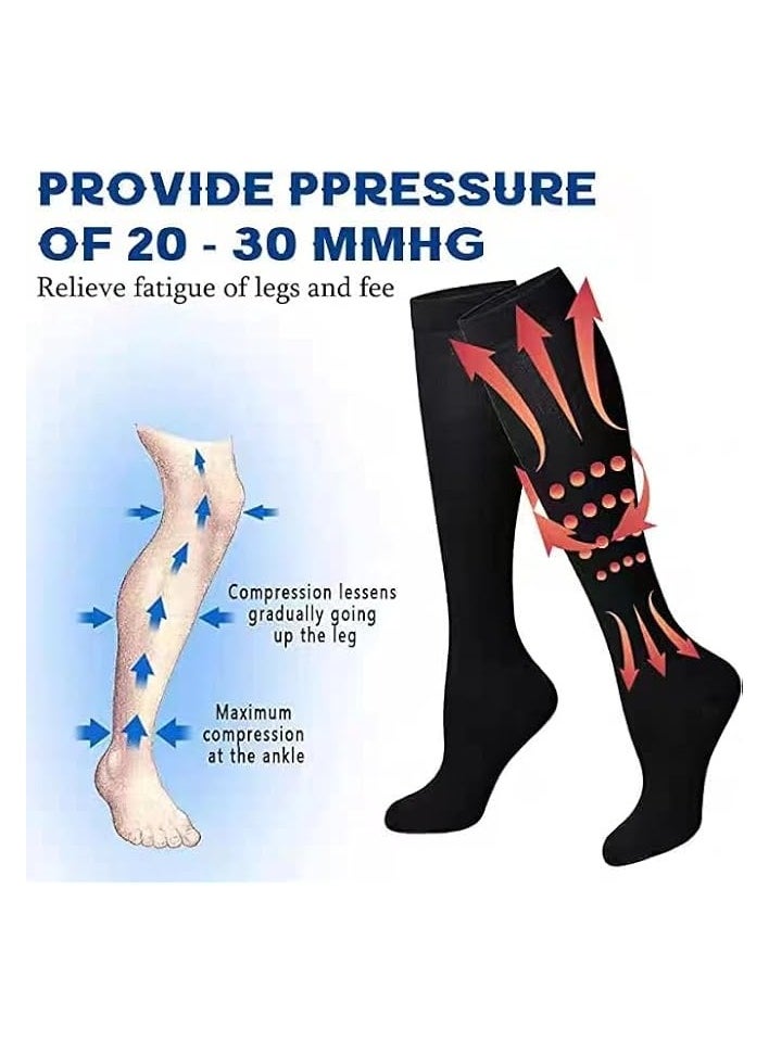 Sports Compression Socks Are Unisex And Are Best For Running Cycling And Traveling To Reduce Pain