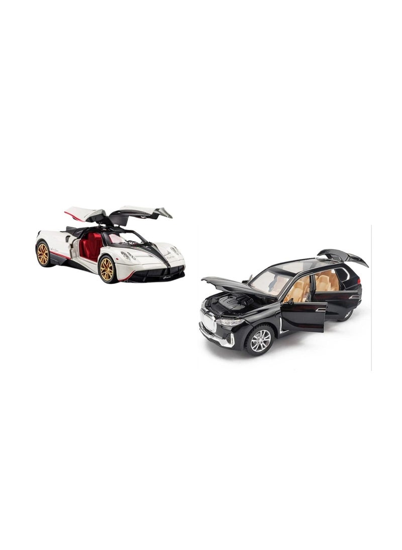 BMW X7 Diecast Car 1:32 Alloy Model-1:24 Pagani Huayra Dinastia Alloy Diecast Metal Car Model Perfect Toy Gift