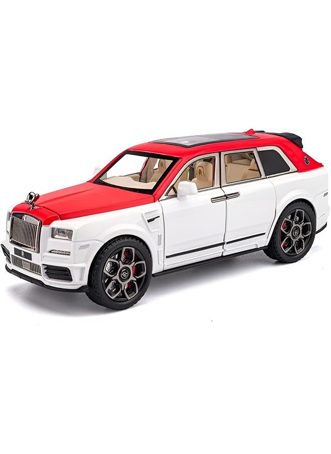 Rolls Royce Cullinan Diecast Car Model 1:22 Scale Luxury Vehicle Replica for Collectors Detailed Diecast Car Model for Display