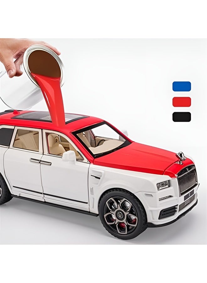 Rolls Royce Cullinan Diecast Car Model 1:22 Scale Luxury Vehicle Replica for Collectors Detailed Diecast Car Model for Display