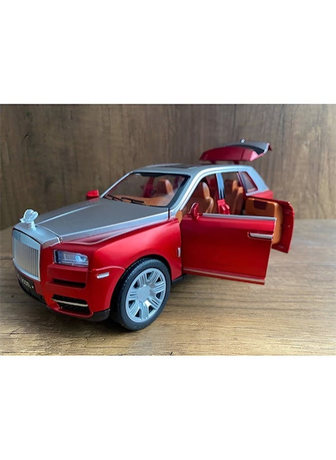 Rolls Royce Cullinan Diecast Car Model 1:22 Scale Luxury Vehicle Replica for Collectors Detailed Diecast Car Model for Display