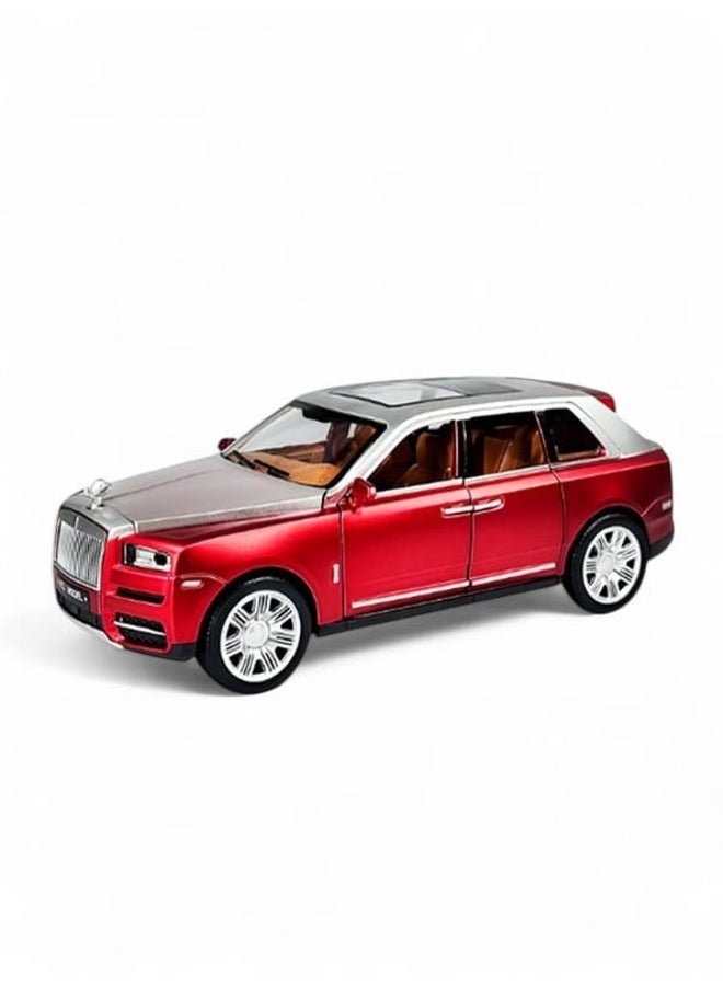 Rolls Royce Cullinan Diecast Car Model 1:22 Scale Luxury Vehicle Replica for Collectors Detailed Diecast Car Model for Display