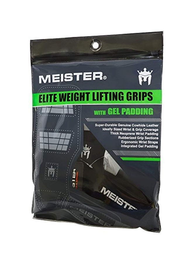 Leather Weight Lifting Grip One Size