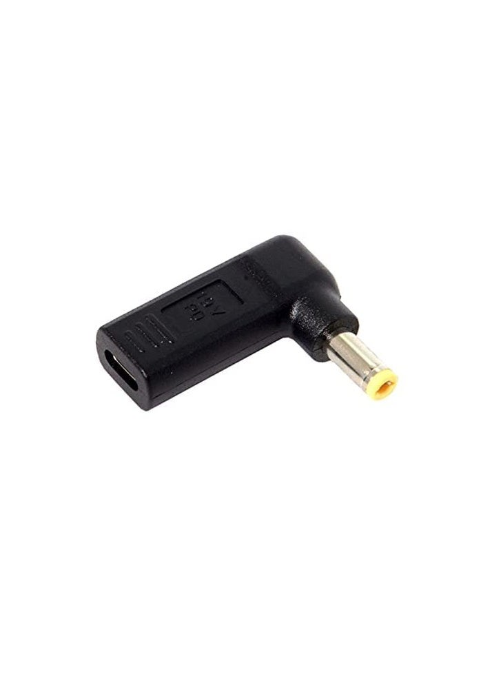 USB 3.1 Type C USB-C to DC 20V 5.5 2.5mm Adapter PD Emulator Trigger 90 Degree Angled