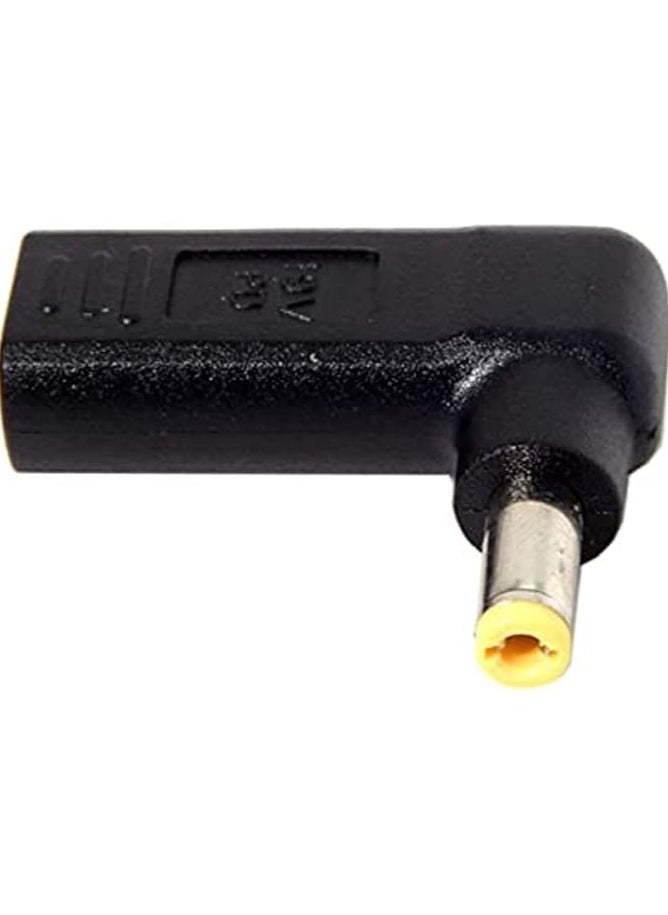 USB 3.1 Type C USB-C to DC 20V 5.5 2.5mm Adapter PD Emulator Trigger 90 Degree Angled
