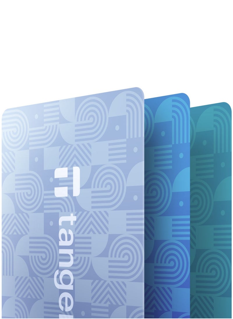 Tangem Crypto Hardware Wallet 2.0 [PACK OF 3 Cards] - Sky Blue