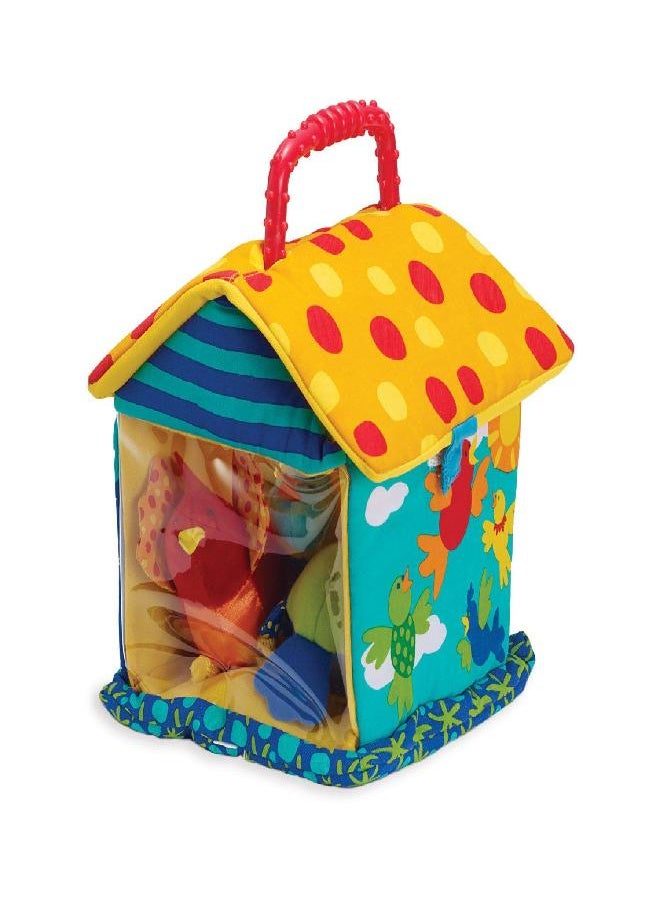 Manhattan Toy Put and Peek Birdhouse Soft Activity Toy