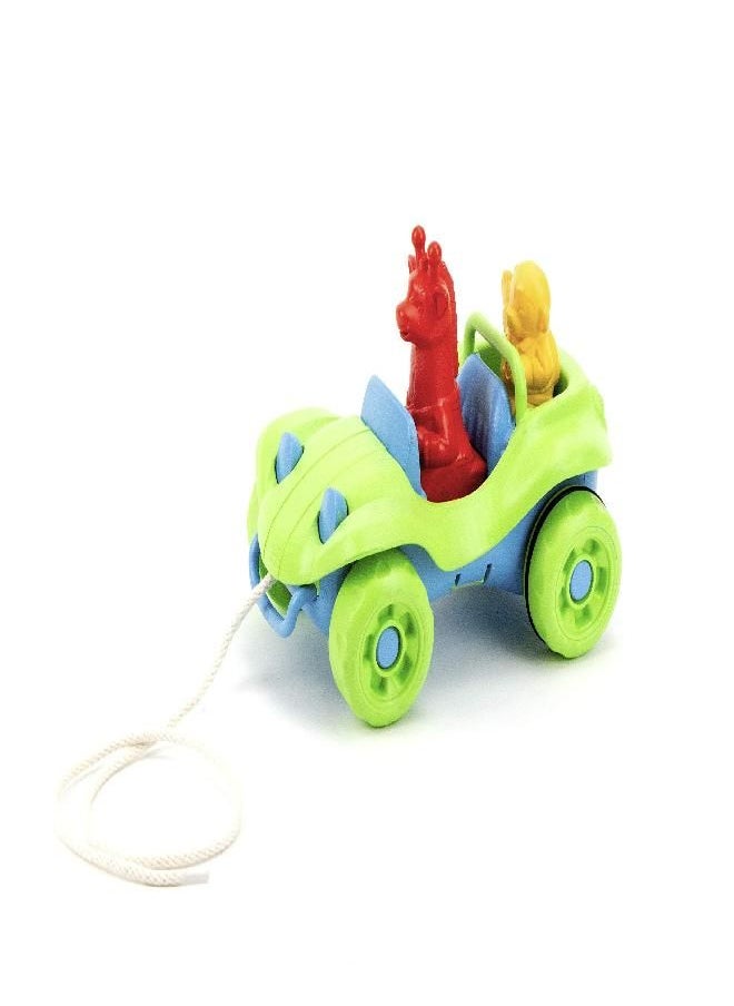 Green Toys Dune Buggy Pull Toy, Green