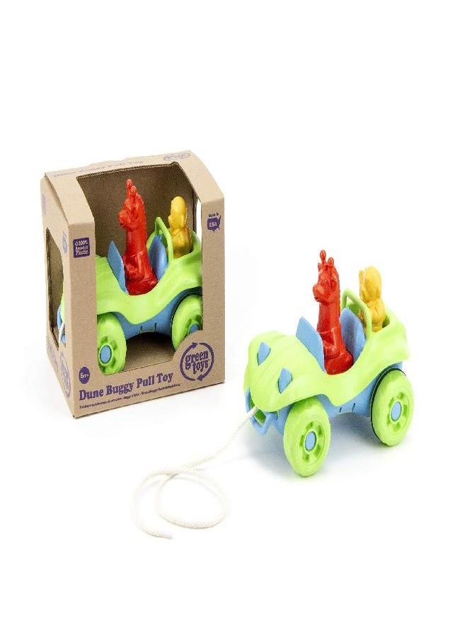 Green Toys Dune Buggy Pull Toy, Green