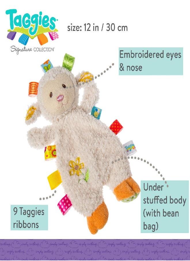 Taggies Sherbet Lamb Lovey Toy, 12 Inch (Pack of 1)