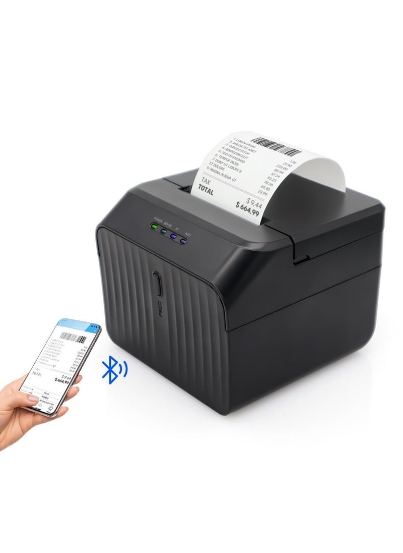 Bluetooth Receipt Thermal Printer Black