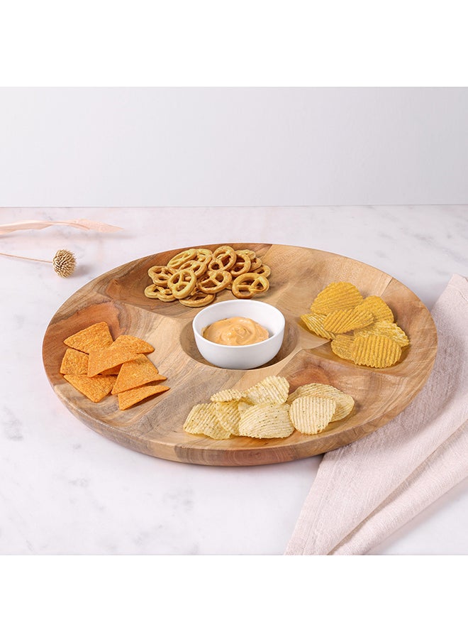 Albero Chip and Dip Platter 35x2.5x35 cm