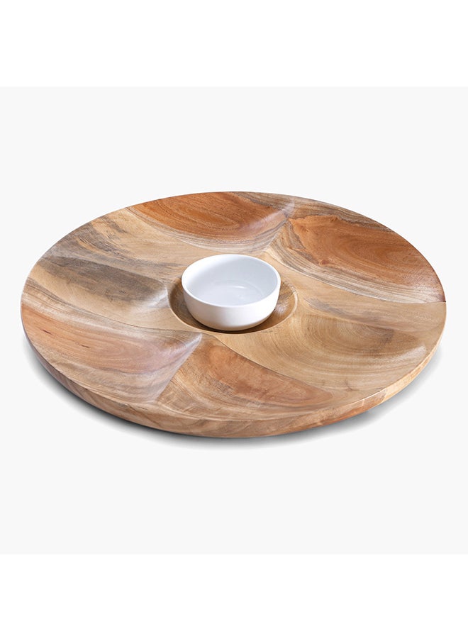 Albero Chip and Dip Platter 35x2.5x35 cm