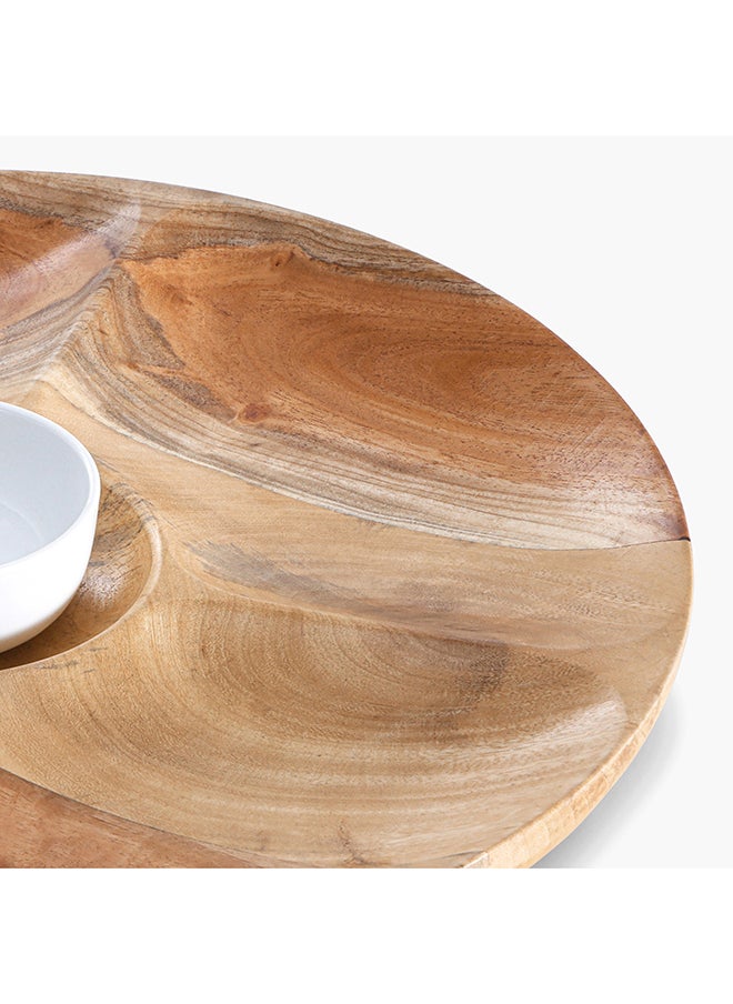 Albero Chip and Dip Platter 35x2.5x35 cm