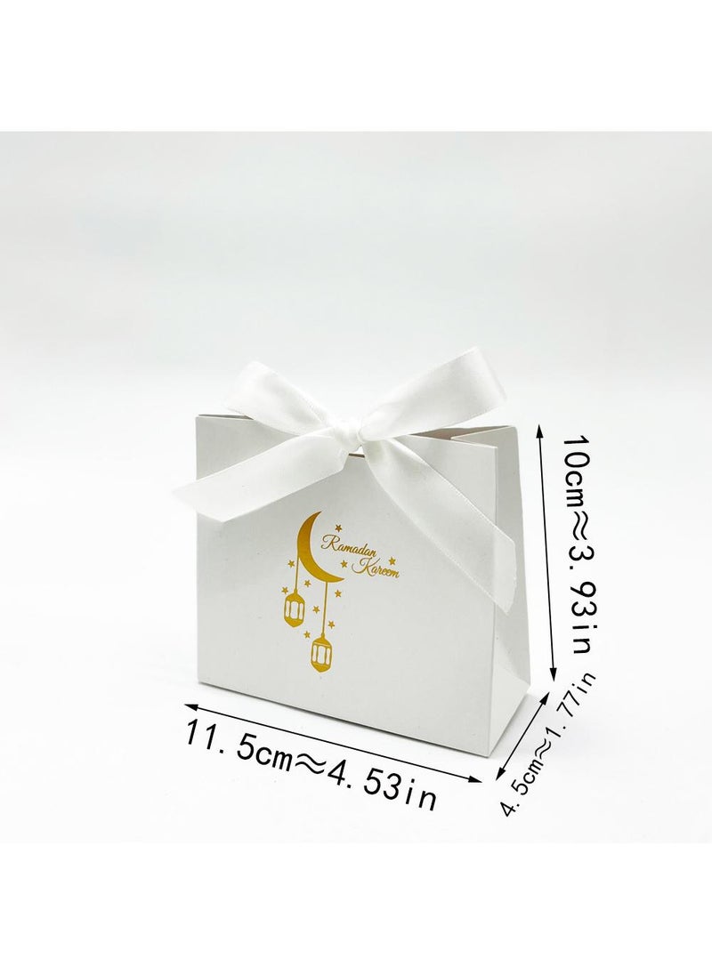 50 Pieces Candy Packaging Cardboard Box For Eid Mubark Ramadan Kareem Party Souvenir Gift Boxes