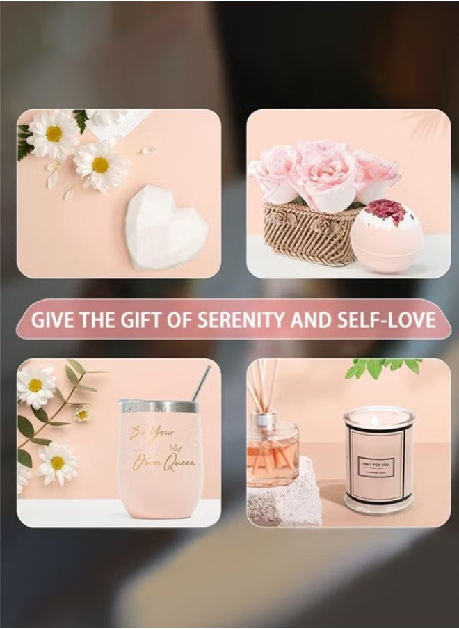 Elegant Gift Box for Women - Premium Special Occasion Bath Care Gift Set with Thoughtful Surprises