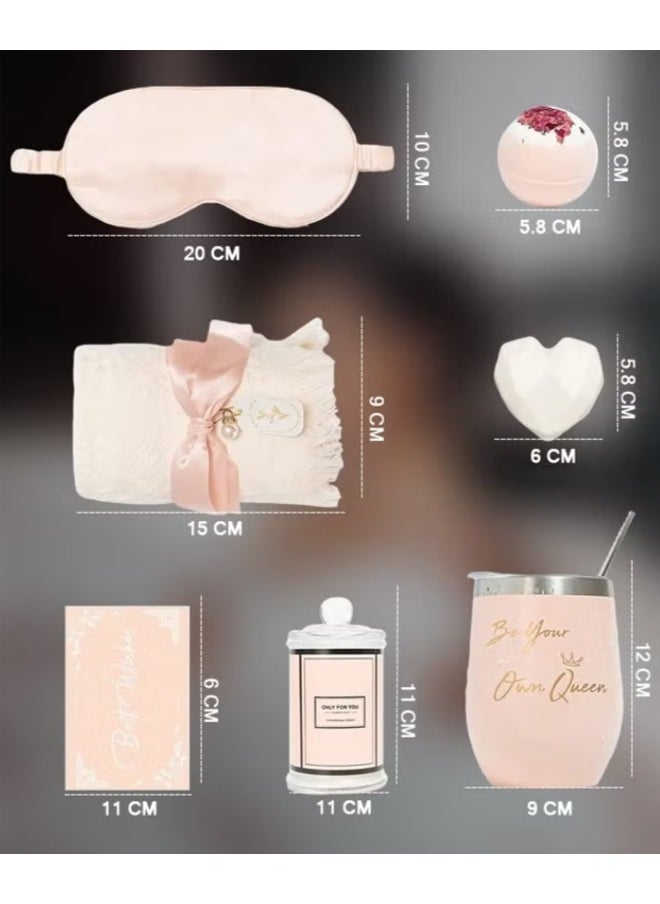 Elegant Gift Box for Women - Premium Special Occasion Bath Care Gift Set with Thoughtful Surprises