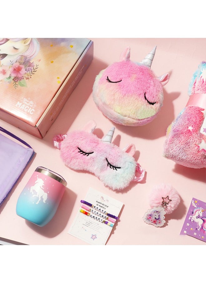 Colorful Unicorn Theme Gift Box for Girls, Women and Ladies, Perfect Birthday Gift Set for Every Occasion
