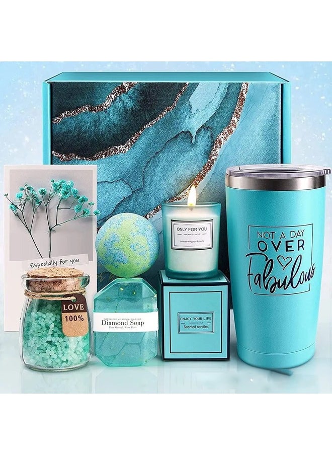 Elegant Gift Box for Women - Premium Special Occasion Bath Care Gift Set with Thoughtful Surprises