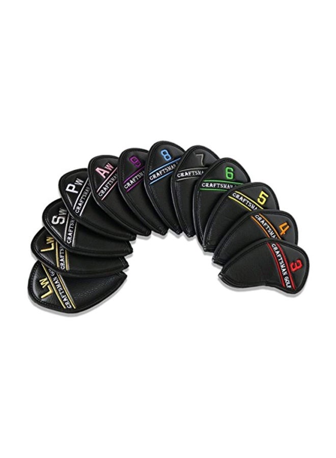 12-Piece Golf Head Cover Set