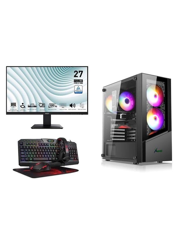 CP BUDGET GAMING/WORK STATION BUNDLE SET DESKTOP PC: CORE I5 10400F | GTX 4070 12GB GRAPHICS | 16GB RAM | 512GB NVME + 2TB HDD | Windows 11 | WIFI READY