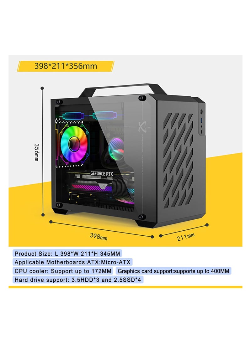 CP PORTABLE BUDGET GAMING/WORKSTATION mini PC: CORE I5 12400F | RTX 3050 6GB DDR6 | 16GB RAM | 512GB NVME + 2TB HDD | Windows 11 | WIFI AND BLUETOOTH READY