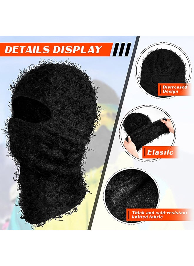 Balaclava Ski Mask, Full Face Mask, Windproof Face Cover Sun UV Protection, Thermal Windproof Winter Scarf, Men Women Outdoor Sport Cycling Cap 2PCS