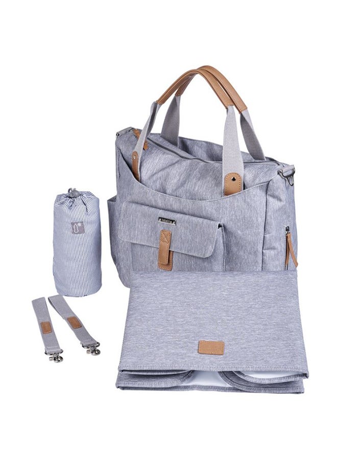 Roma 2 Changing Bag - Grey Marl
