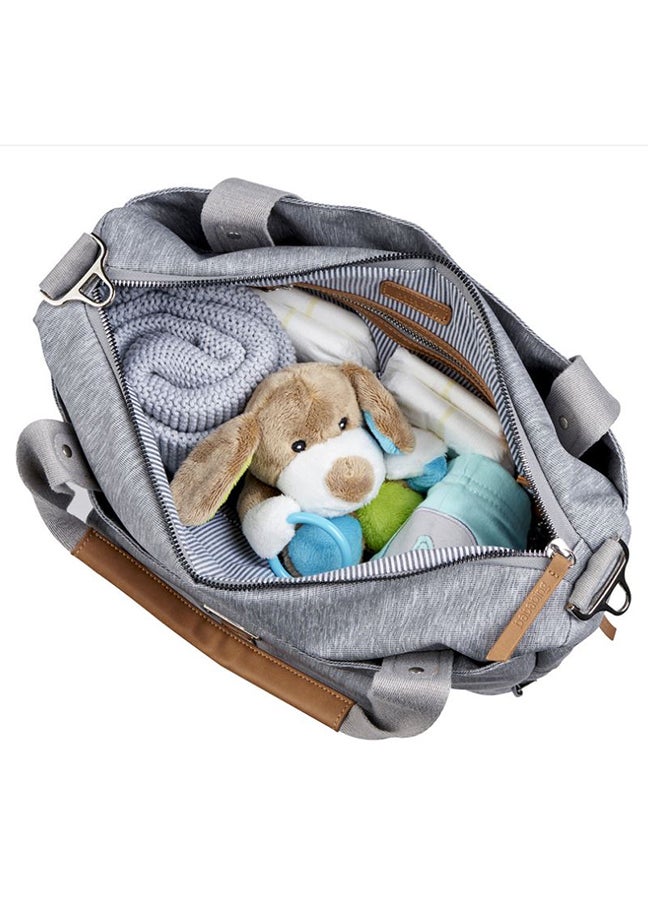 Roma 2 Changing Bag - Grey Marl