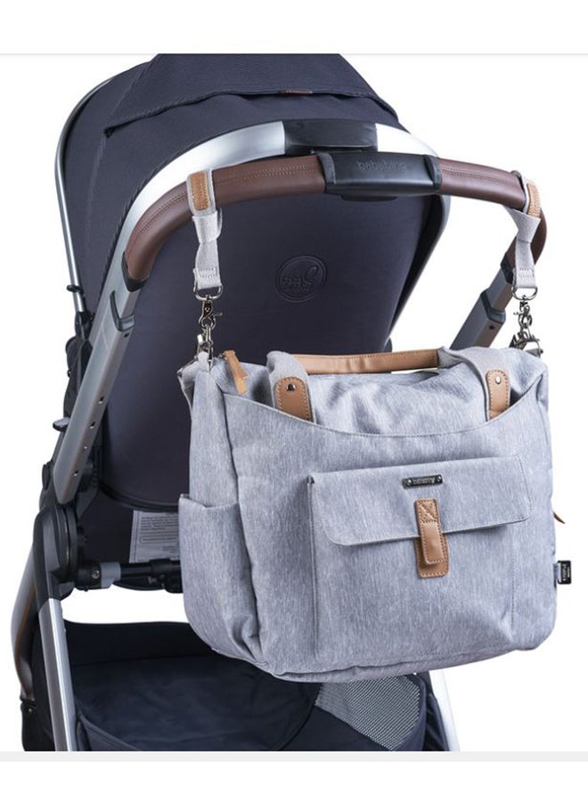 Roma 2 Changing Bag - Grey Marl
