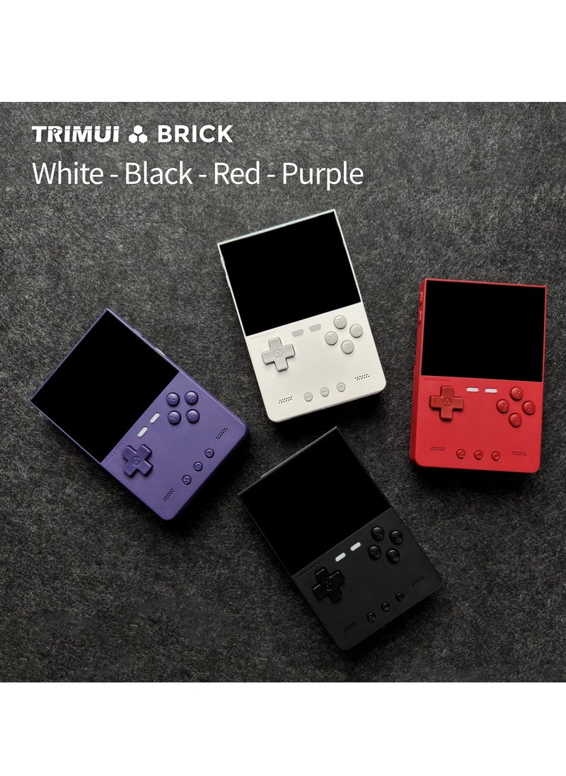 Trimui Brick Handheld Game Linux Console T3040 Portable Open-Source Allwinner A133P PowerVR GE8300 3.2 inches IPS Full-fit Screen Built-in Mono Microphone 3000mAh