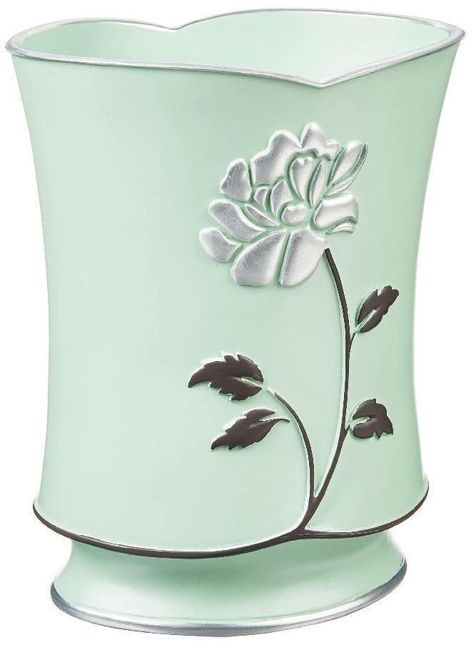 Popular Bath Waste Basket, Avantie Collection, Aqua