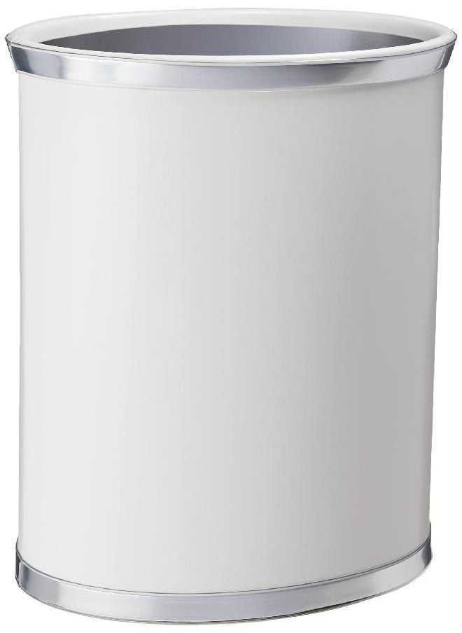 Kraftware Leatherette Wastebasket, 14